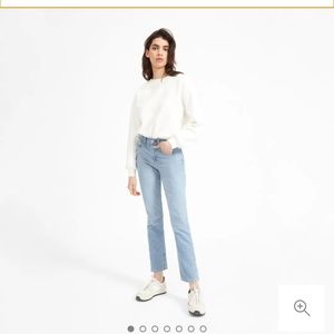 Everlane 27 reg high waisted cheeky straight jeans